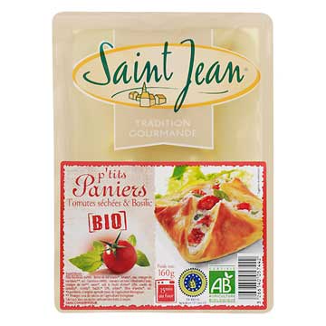 P’tits paniers tomates séchées basilic Bio St Jean