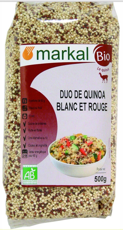 Duo de quinoa blanc et rouge - 500 g